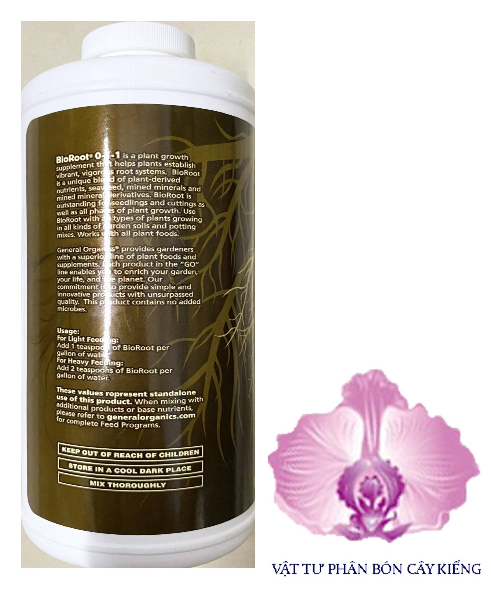 Phân Bón Siêu ra rễ Bio Root 0-1-1 - USA - #123A# 946ml