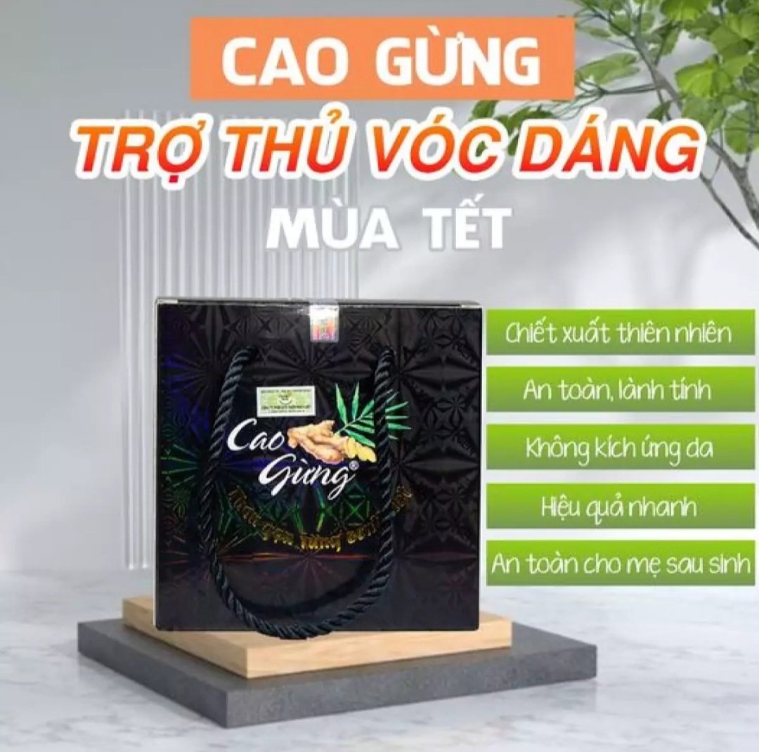 Cao Gừng Tan Mỡ Bụng Thiên Nhiên Việt