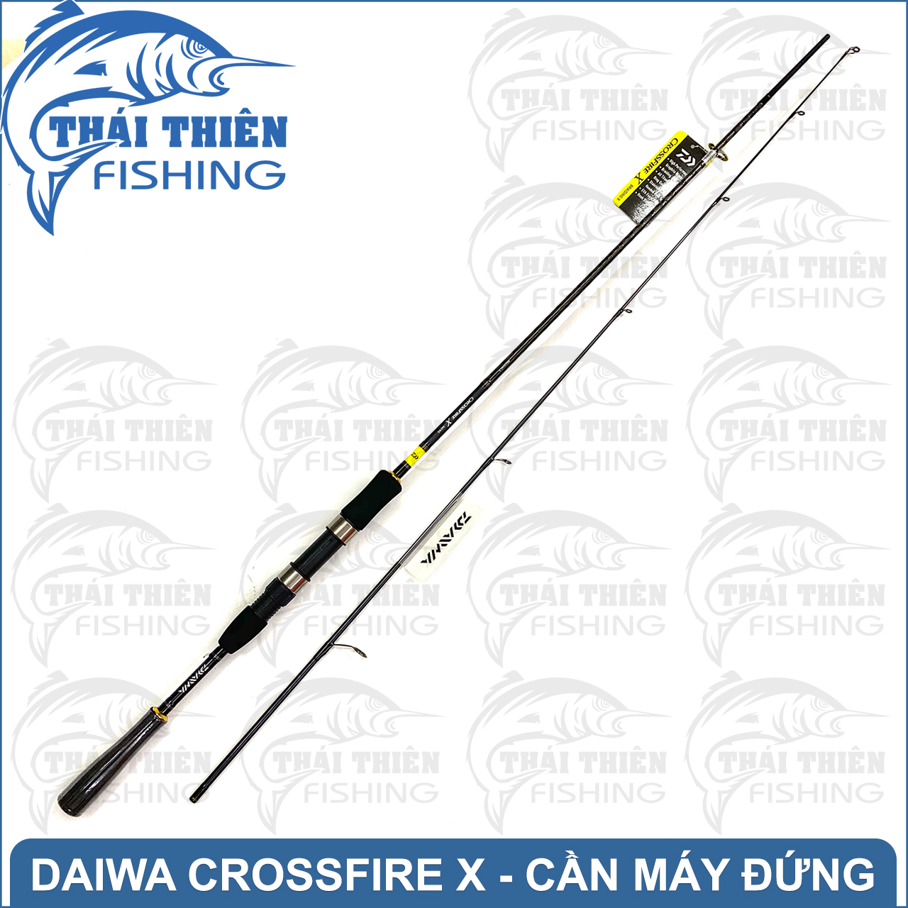 Cần Câu Lure Máy Đứng Daiwa Crossfire X 662 (1.98m), 702 (2.1m)