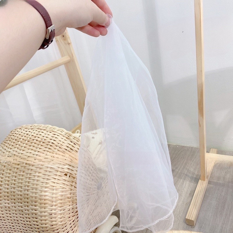 Khăn von chùm đầu cho bé che mặt cản gió size lớn