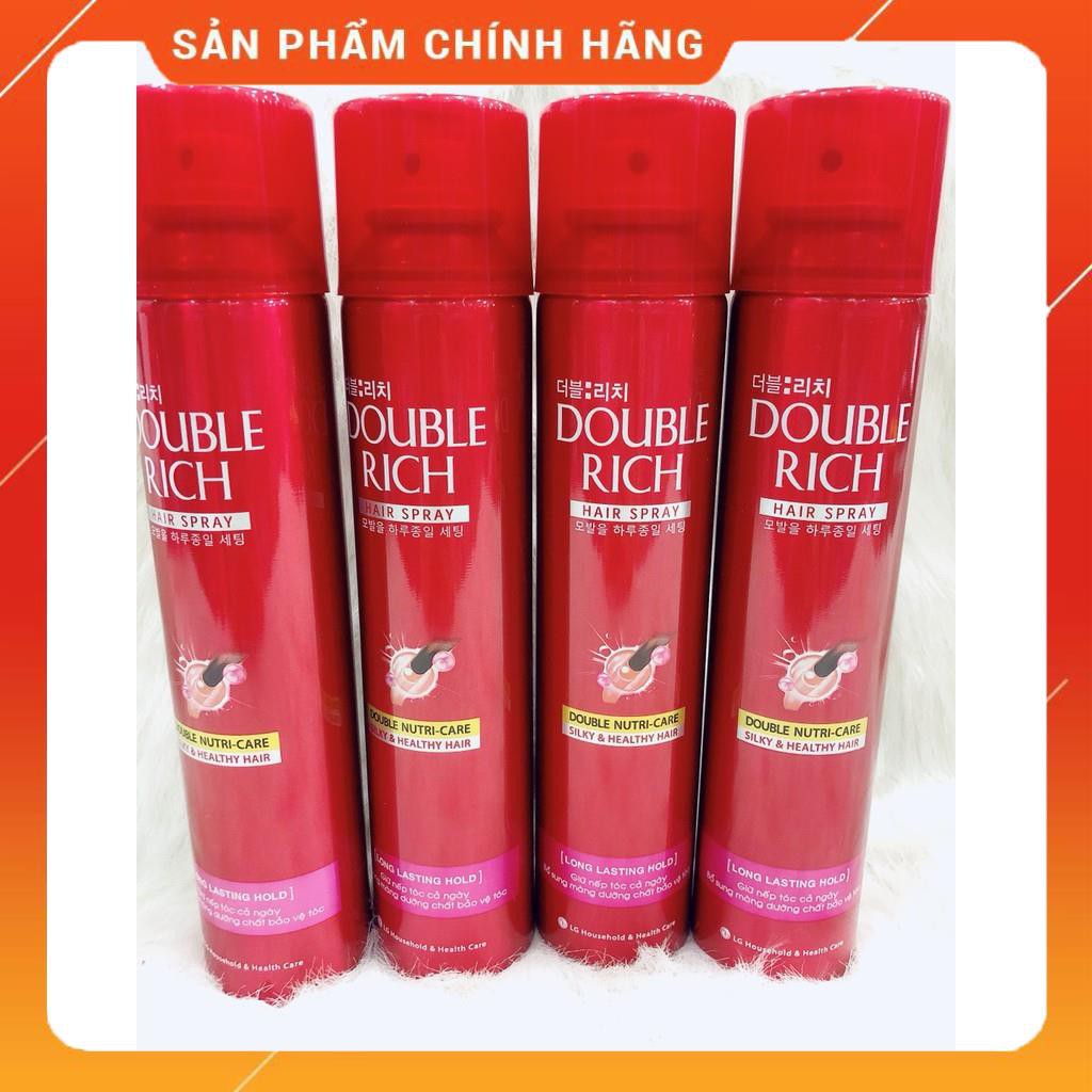 Keo giữ nếp tóc Double Rich Hair Spray 170ml