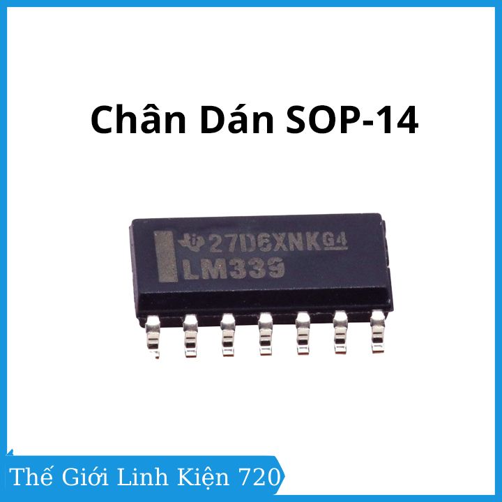 LM339 SOP14 / DIP14 - ic so sánh điện áp chính xác, độc lập