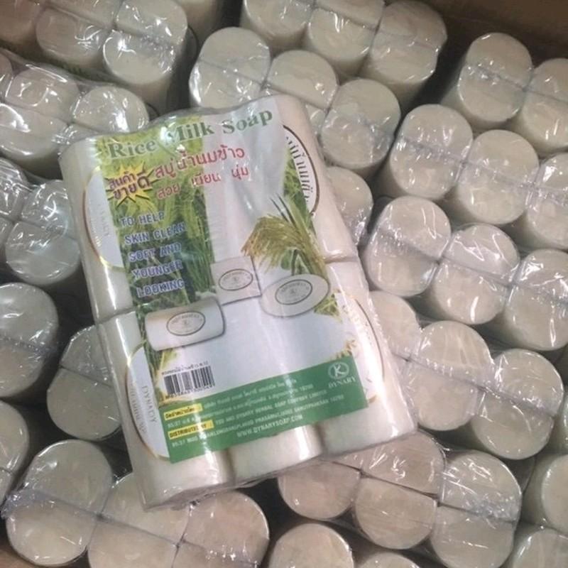 Bộ 02 Cục Xà Bông Gạo  Thái Lan