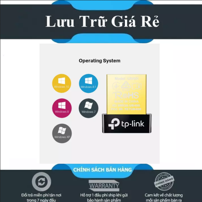 [HCM][Hàng Mới Về]  Thiết Bị Kết Nối Bluetooth 4.0 Qua Cổng USB TP-Link UB400 - USB Bluetooth