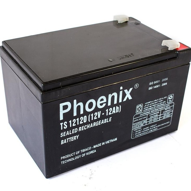 [HCM]BÌNH ẮC QUY 12V-12Ah - MỚI - CHÍNH HÃNG PHOENIX