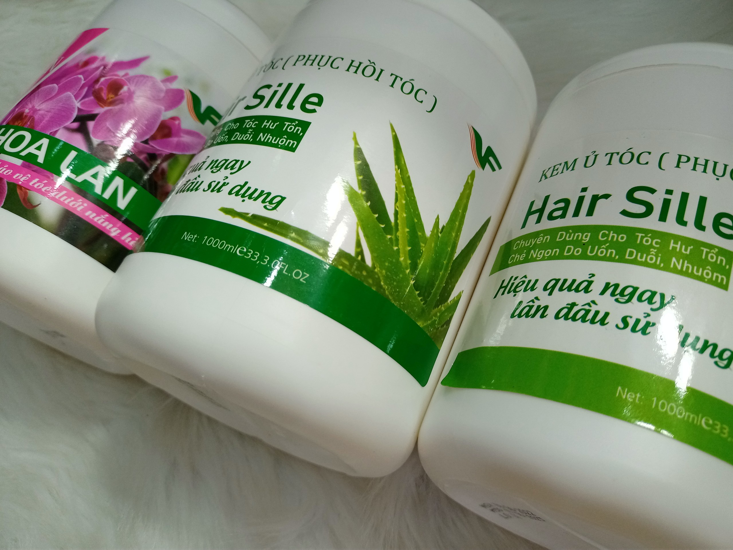Kem hấp ủ tóc, phục hồi tóc Hair Sille 1000ml