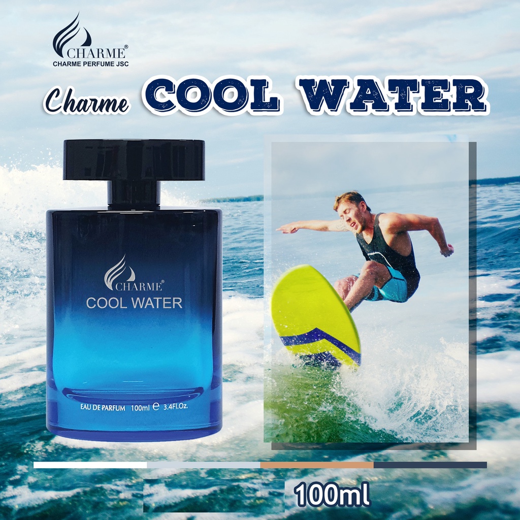 Nước hoa Nam Charme Cool Water 10ml