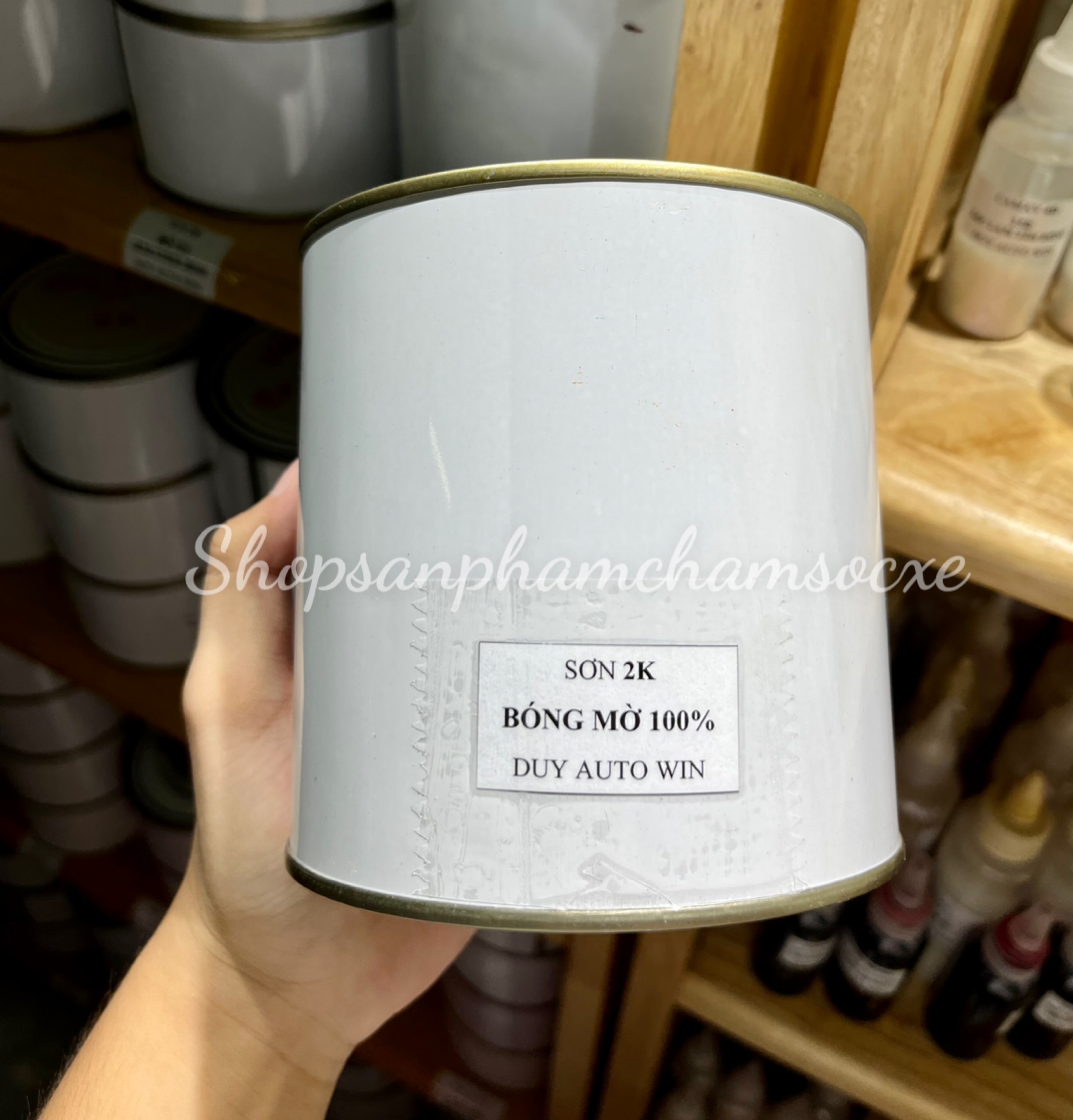 Sơn Bóng mờ 2k thổi màu mờ 100% (chưa gồm cứng)- Sơn 2K ô tô xe máy