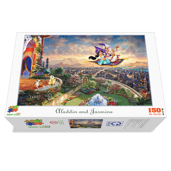[HCM]Bộ tranh xếp hình 150 mảnh – Aladdin và Jasmine