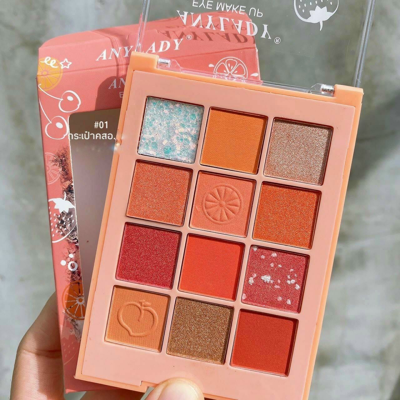 [HCM]BẢNG MÀU MẮT ANY LADY SWEET FRUIT 12 Ô