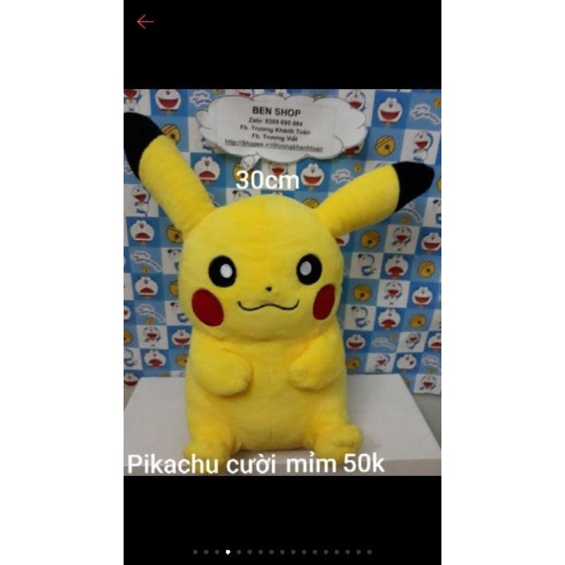 [HCM]Gấu Bông Si Pikachu Kiện Nhật Hàn(Ảnh Thật)