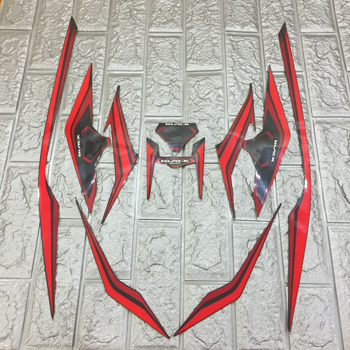 Bộ Tem dán trang trí xe máy Airblade 125 ( 2017+2018) decal dán xe máy