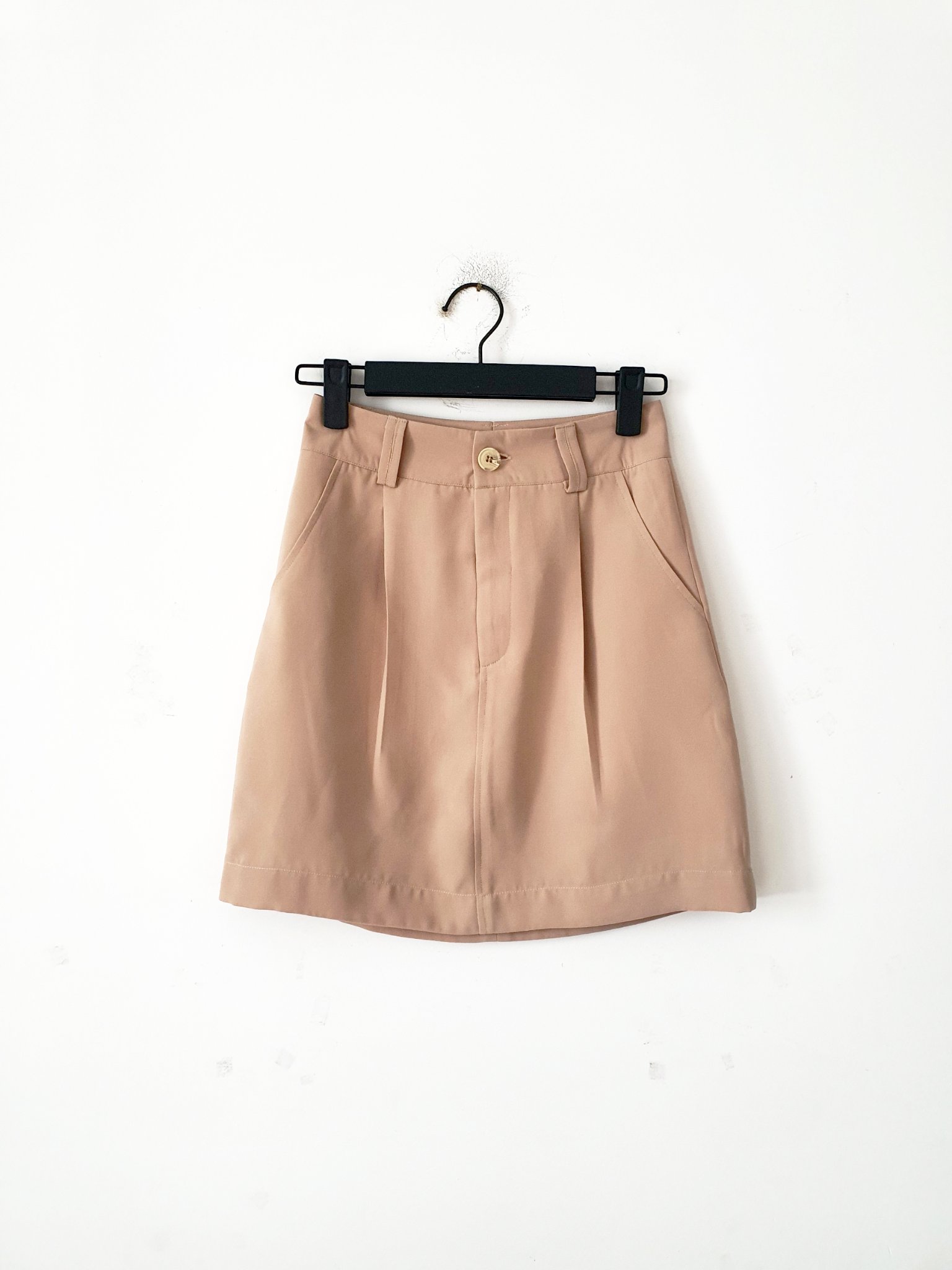 Chân váy kaki mini một ly 2 màu AfterBefore
