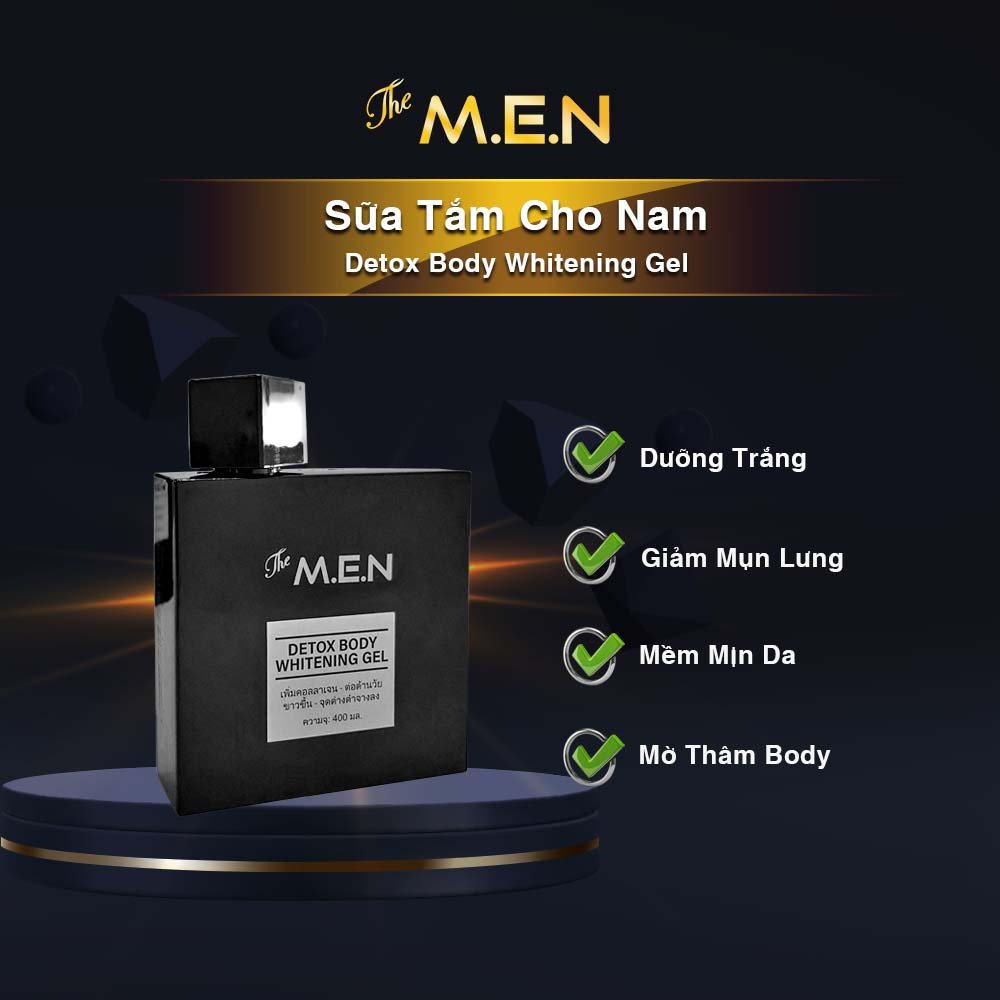 [HCM]Combo Kem dưỡng trắng da Lotion và sữa tắm cho nam The MEN Thái Lan