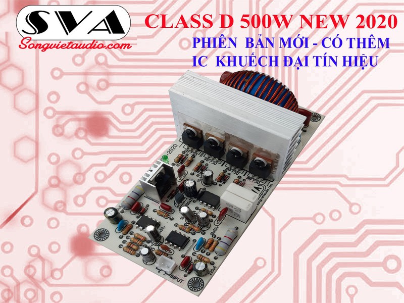 MẠCH CÔNG SUẤT CLASS D 500W - 1 MẠCH
