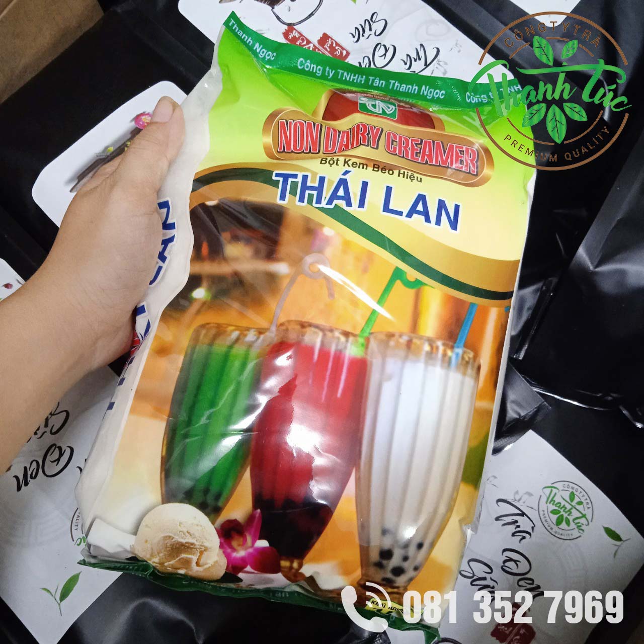 Bột Kem Béo Pha Trà Sữa Thái Lan 3 Ly Gói 1kg