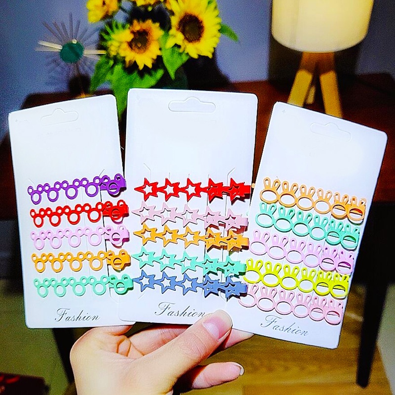 Set 5 Món Kẹp Tóc Thời Trang Phong Cách Hàn Quốc