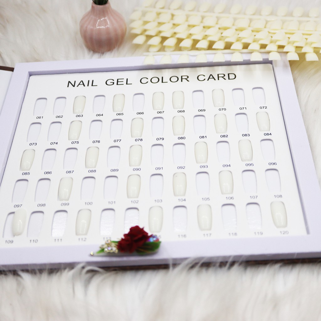 Móng gắn sổ, Móng gài bảng mẫu trưng bày nails