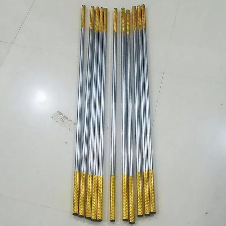 Gậy Như Ý Tôn Ngộ Không bằng Inox bọc vàng 2 đầu Loại cố định và Loại có thể tháo lắp được tiện việc di chuyển