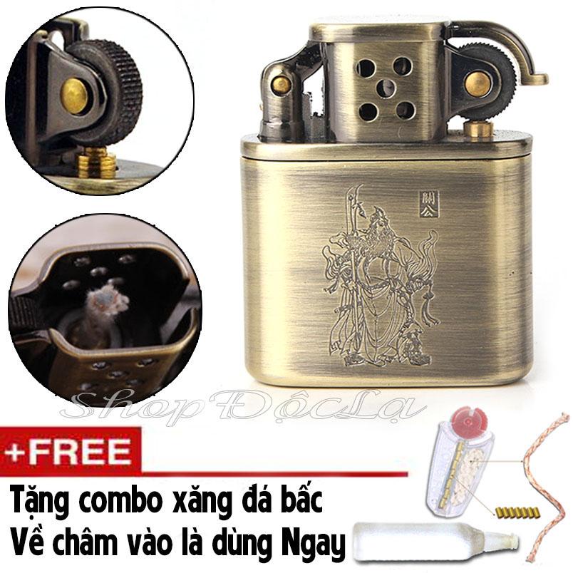 Bật lửa xăng đá hình quan công Z506-607B  Bật lửa Zorro Z506 ( Không Xăng )