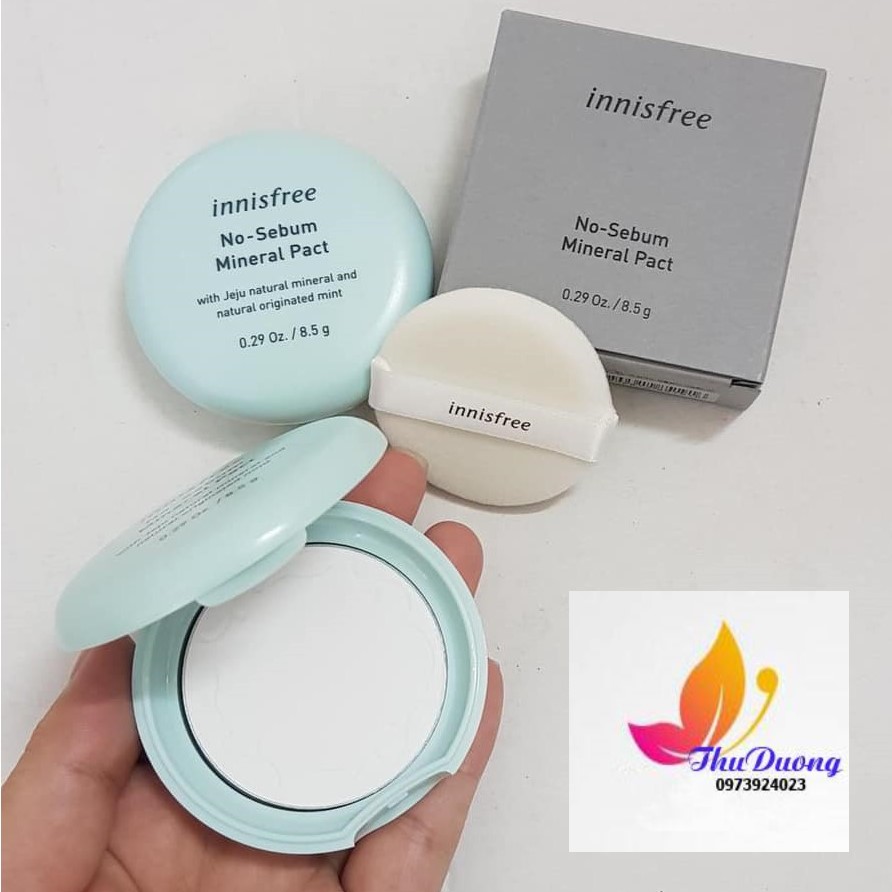 Phấn Nén INNSFREE No Sebum Mineral Pact