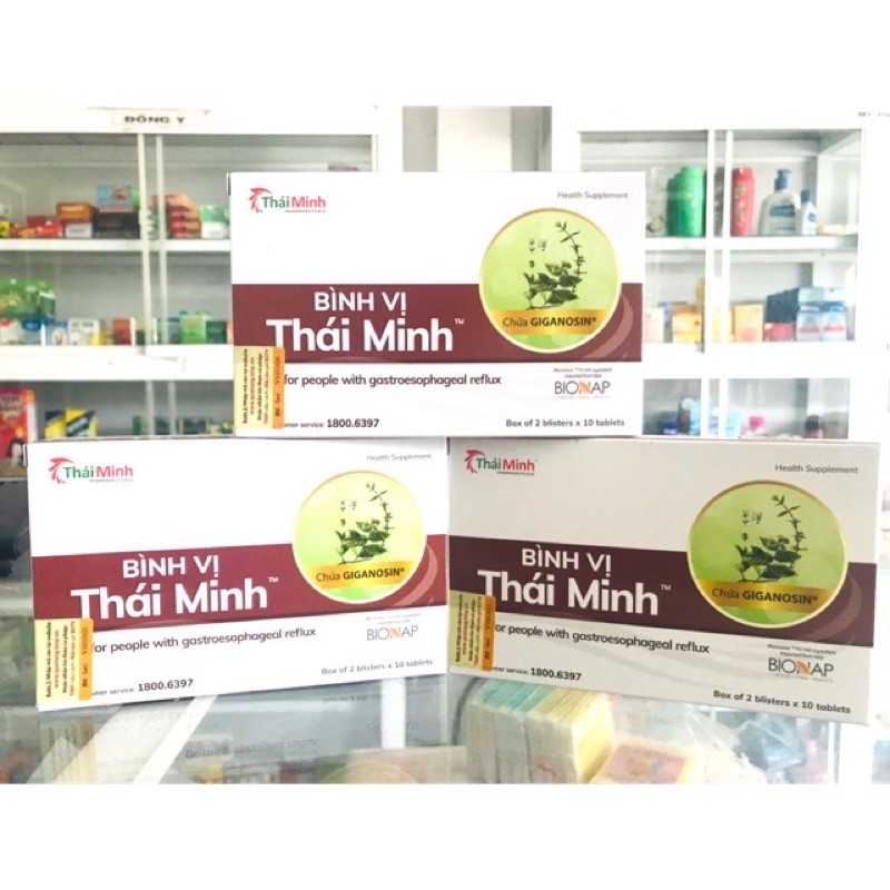 Bình vị Thái Minh - Hộp 20 viên