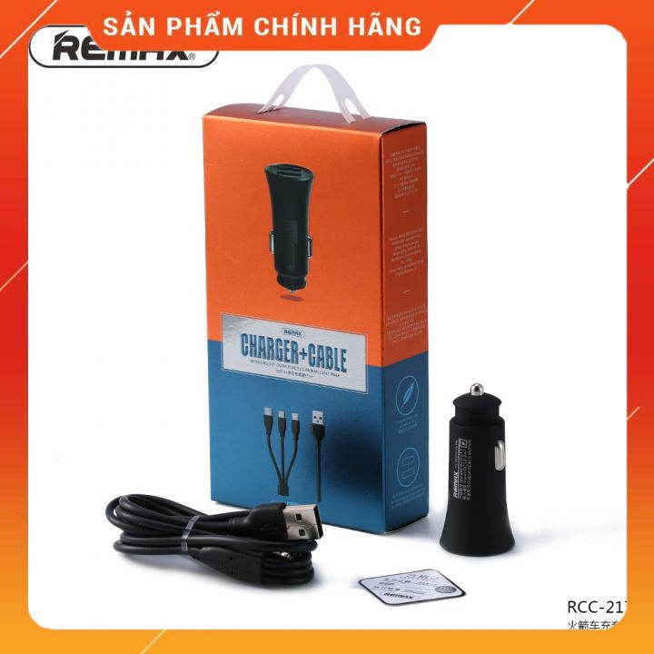 [HCM][ BỘ SẠC NHANH ] Sạc Xe Hơi Remax RCC217 2 Cổng USB Max 2.4A Cao Cấp