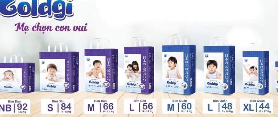 Bỉm quần GOLDGI hàng nhật nội địa cao cấp