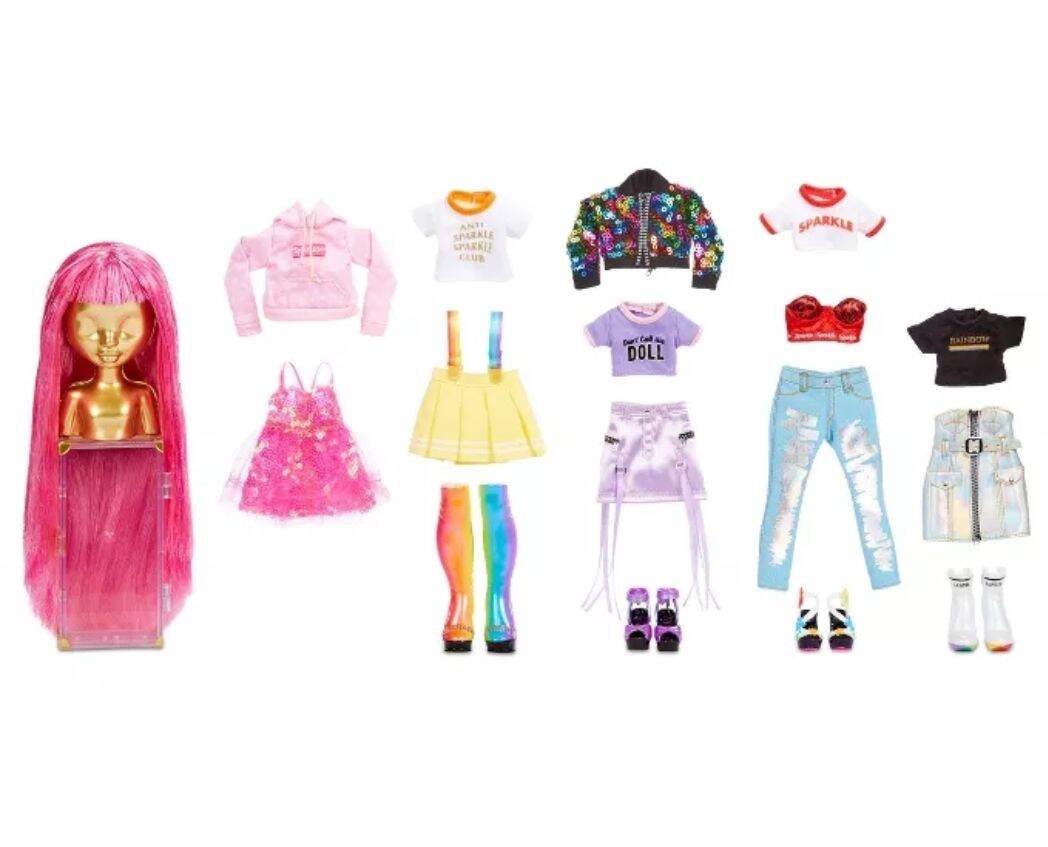 Set búp bê avery rainbow high