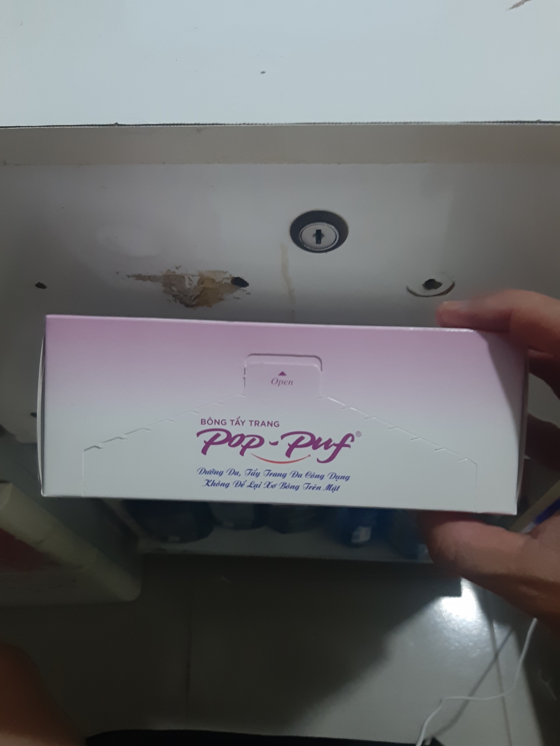 BÔNG TẨY TRANG POP-PUF 2 CÔNG DỤNG (100pcs) POP-PUF