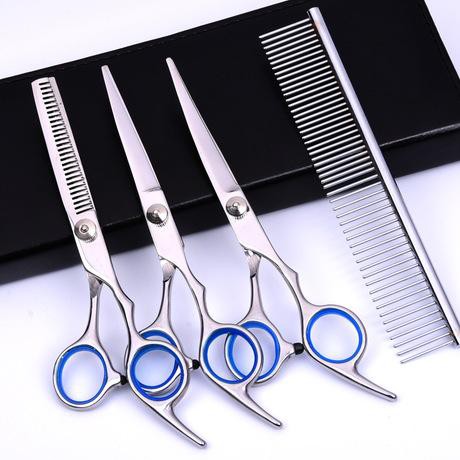 Set comb scissors trimming fur dog cat accessories long dance