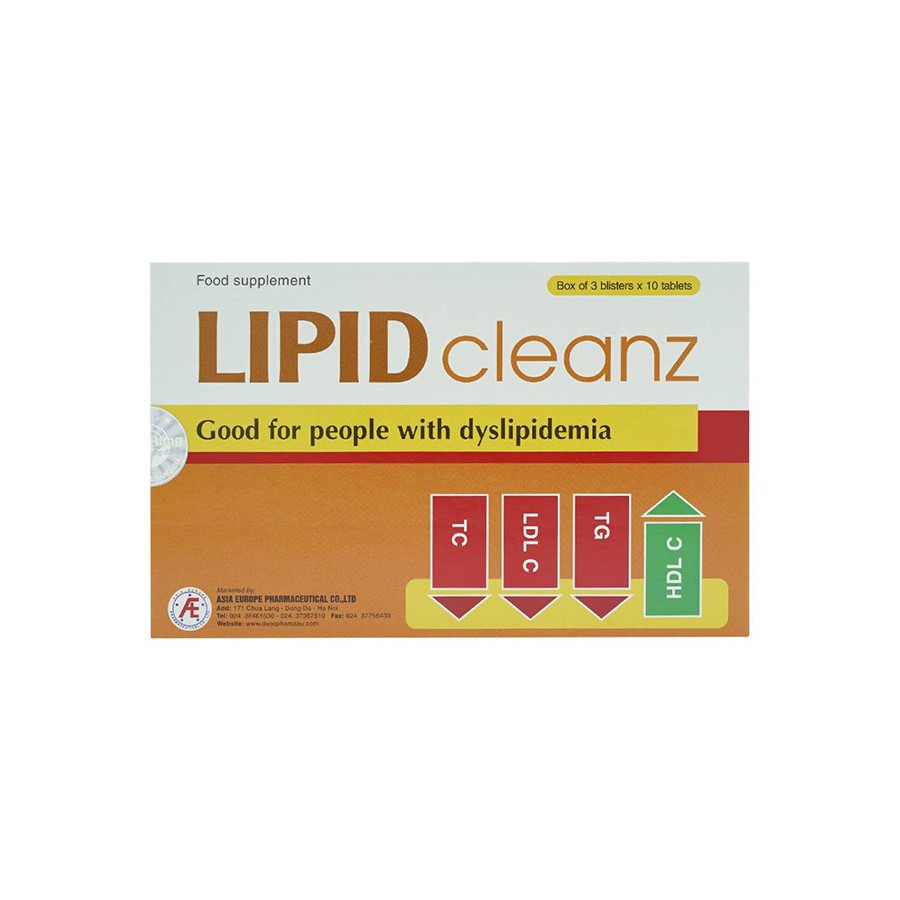 [ TÍCH ĐIỂM NHẬN QUÀ ] Viên uống Lipid Cleanz
