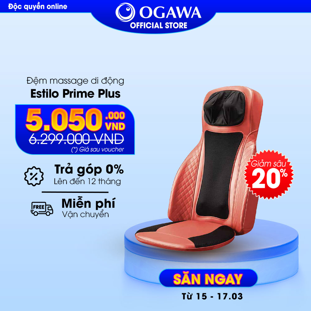 Đệm Massage Di Động OGAWA Estilo Prime Plus
