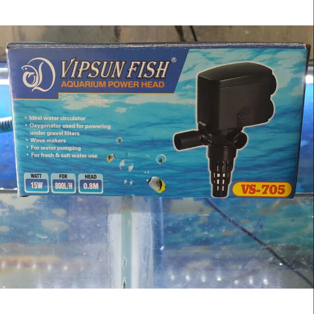 Máy bơm bể cá Vipsun Vs 705 cho hồ cá cảnh