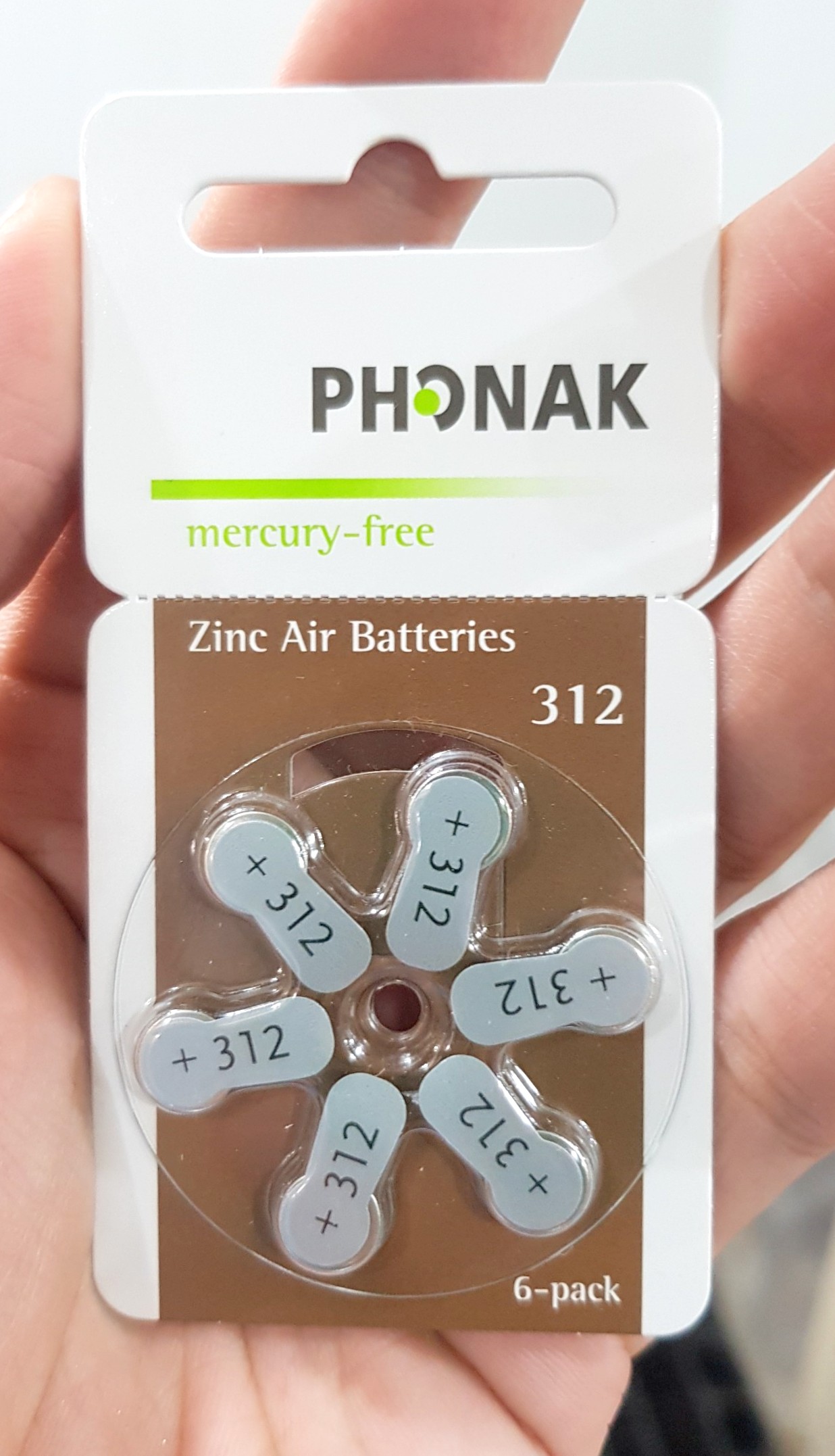 [HCM]Pin dùng cho máy trợ thính PR48 13 Phonak PR41 312 vĩ 6 viên