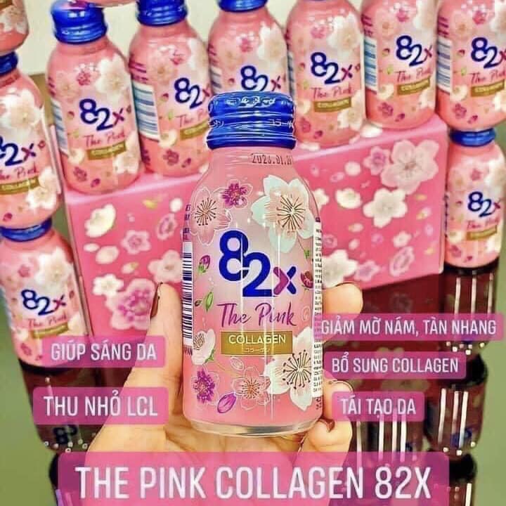 Nước uống collagen mashiro 82x the pink