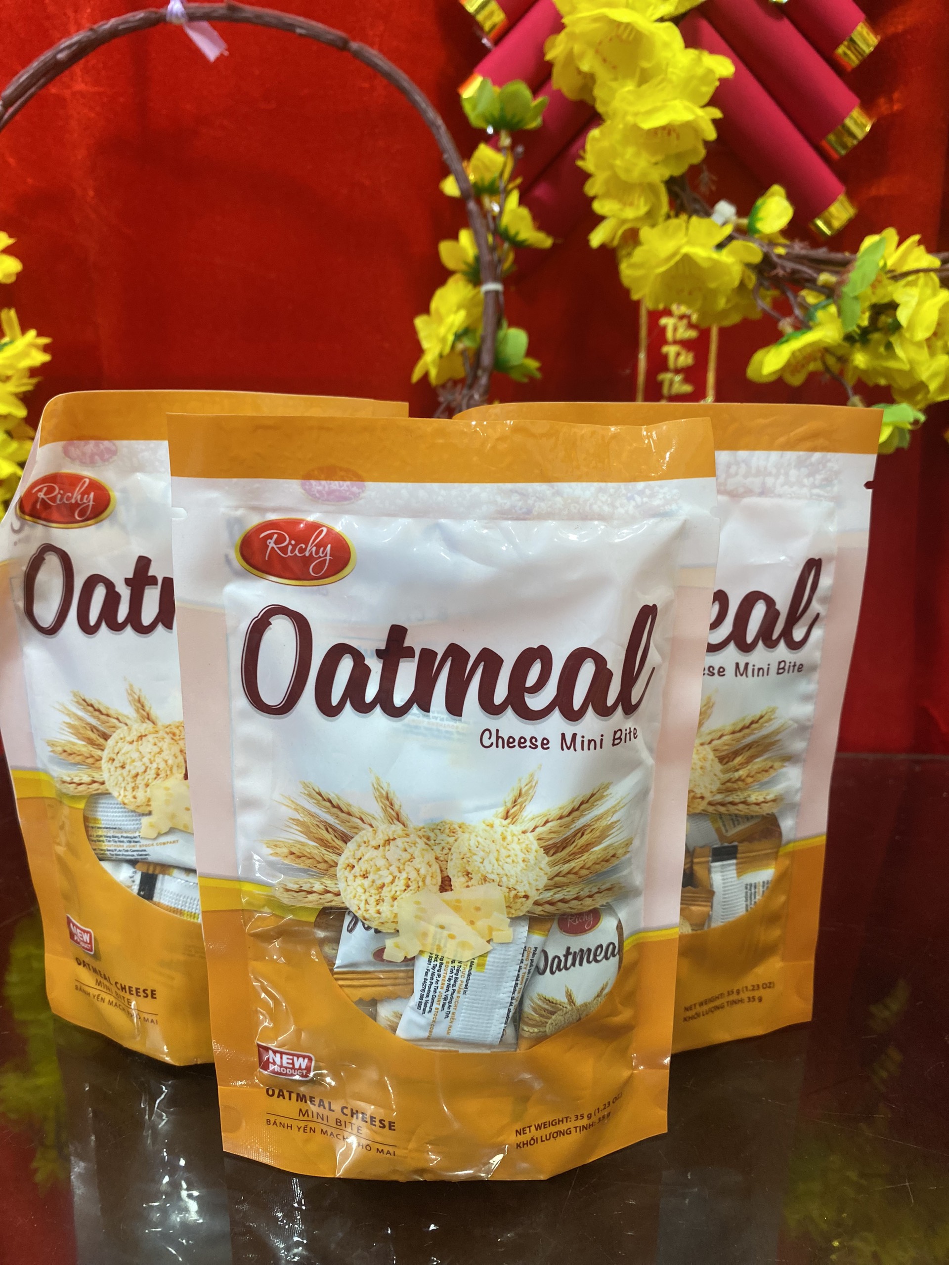 Bánh phủ yến mạch Oatmeal