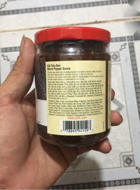 Sốt Tiêu Đen Lee Kum Kee 230Gram
