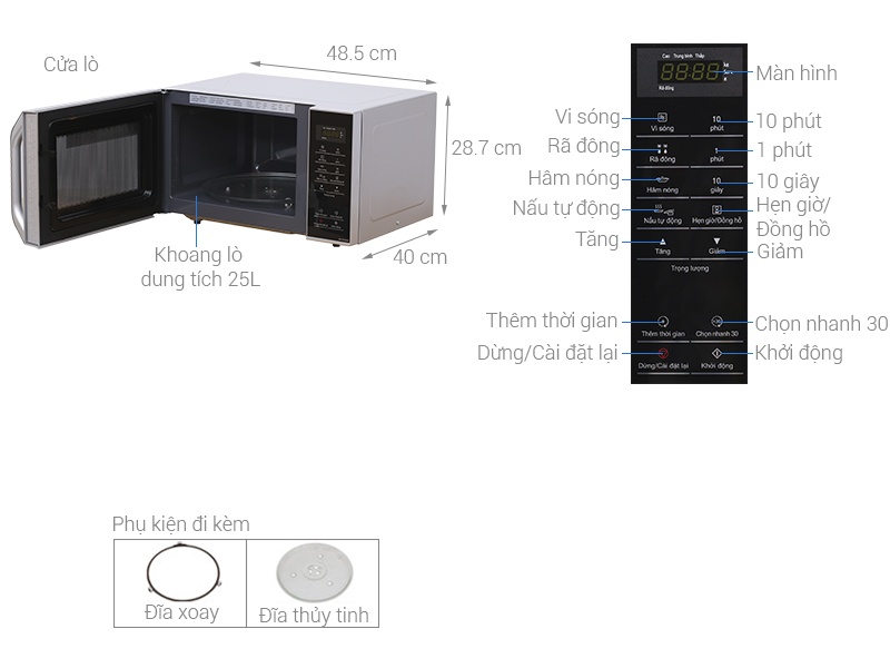 Lò vi sóng Panasonic NN-ST34HMYUE