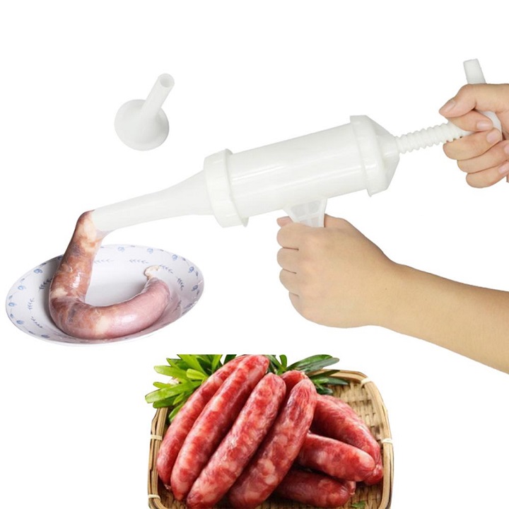 Tools sausage, Greece workshop, stuffed heart handmade handy-auxiliary tool stuffed meat, sausage making at home