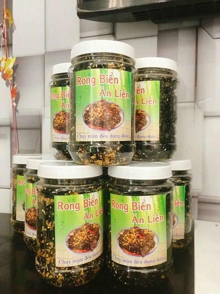 COMBO 10 HỦ Rong biển cháy tỏi ăn liền, ăn là ghiền, combo, mứt, hot, tết, sấy khô, sấy giòn, nhà làm, sấy dẻo, tảo, rong nho, heo, bò, gà, tôm, đảm bảo ngon, chất lượng, ăn vặt, đặc sản việt ( 60g/ hủ)