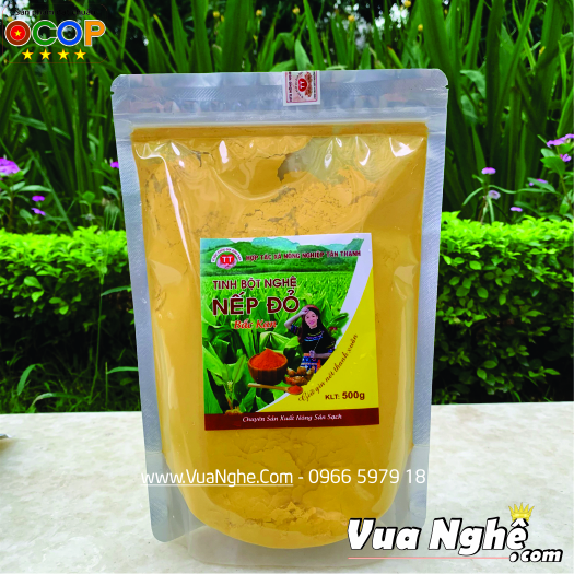Tinh bột nghệ đỏ cucurmin - ndcc 500