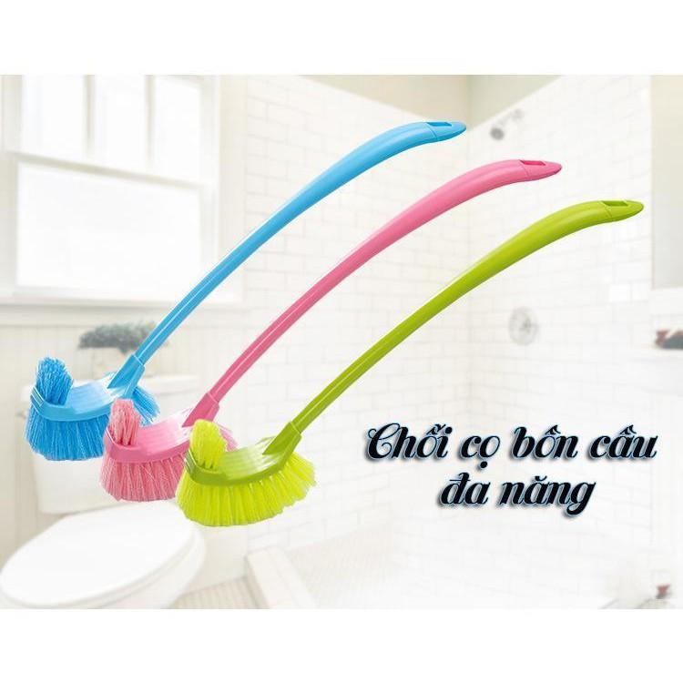 Bộ chổi cọ toilet siêu sạch hai đầu