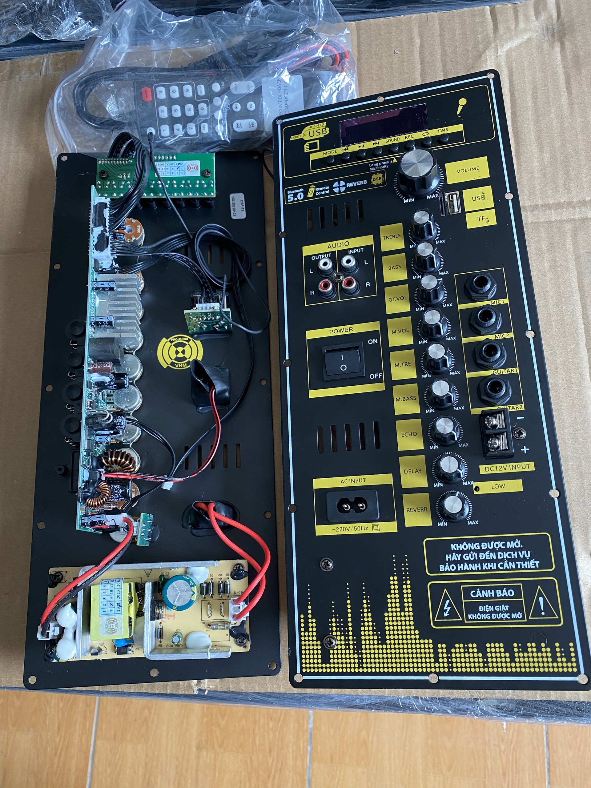 MẠCH CÔNG SUẤT LOA KÉO T8-DSP