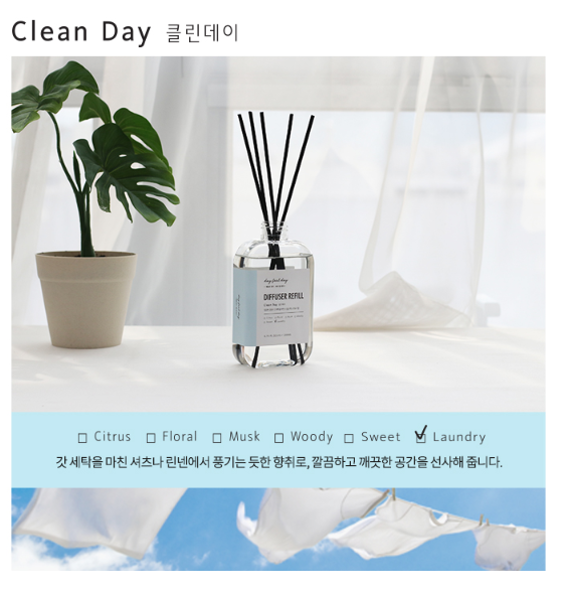 Tinh Dầu Aronica Refill Diffuser Day Feel Day (Hàn Quốc 200ml)