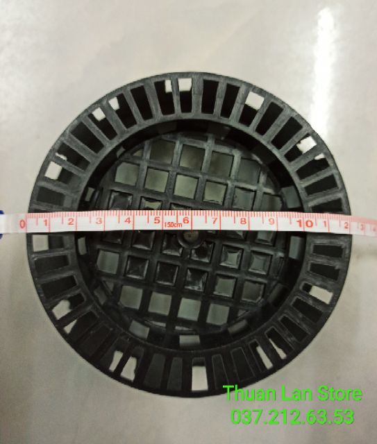 Set 10c Chậu Nhựa Đen Trồng Lan F16