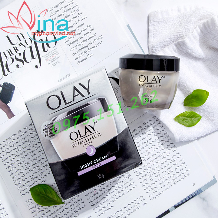 [HCM]Kem Dưỡng Ban Đêm Olay Total Effects 50g