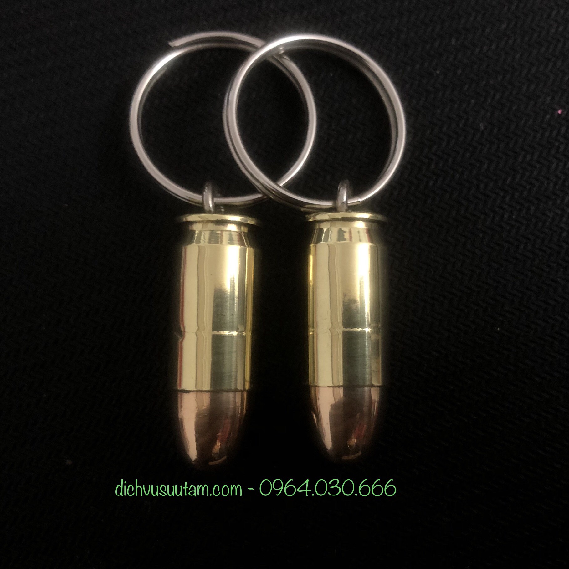 Combo 2 móc khóa vỏ đan Colt 45
