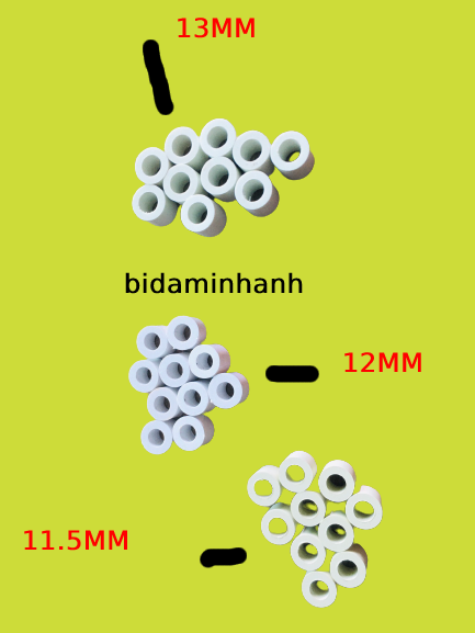 [SET 10 PHÍP] PHÍP BIDA CÁC LOẠI 11.5mm, 12mm, 13mm