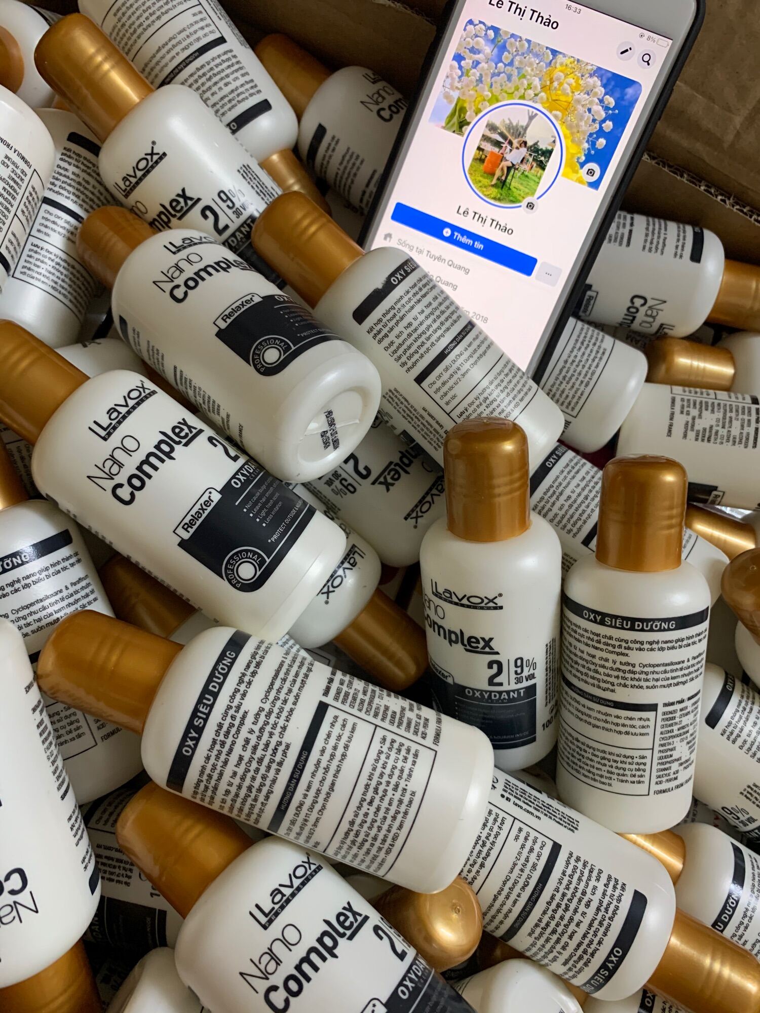 Combo thuốc nhuộm tóc kèm oxy trợ nhuộm